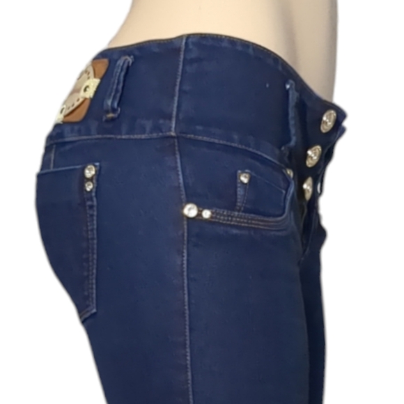 *NEW* Colombian Authentic Butt Lifter Bell Leg Jeans Size 8 - Picture 12 of 16
